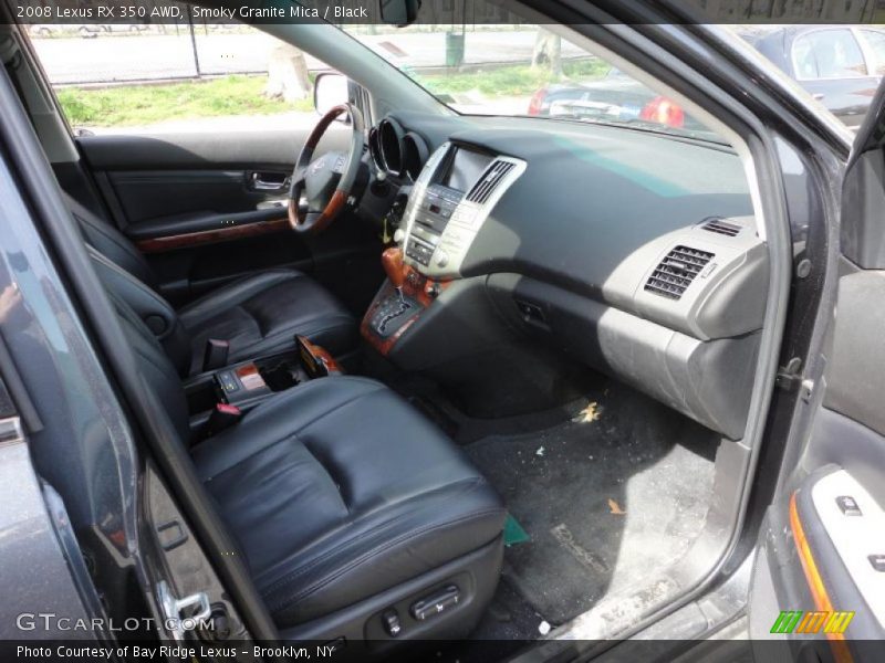 Smoky Granite Mica / Black 2008 Lexus RX 350 AWD
