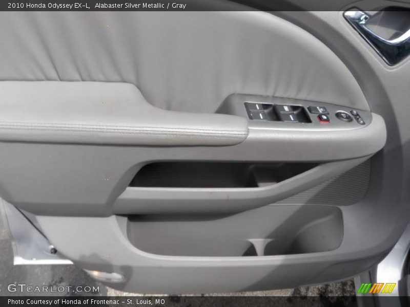 Alabaster Silver Metallic / Gray 2010 Honda Odyssey EX-L