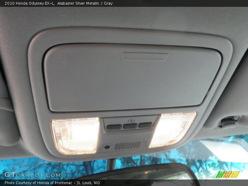Alabaster Silver Metallic / Gray 2010 Honda Odyssey EX-L