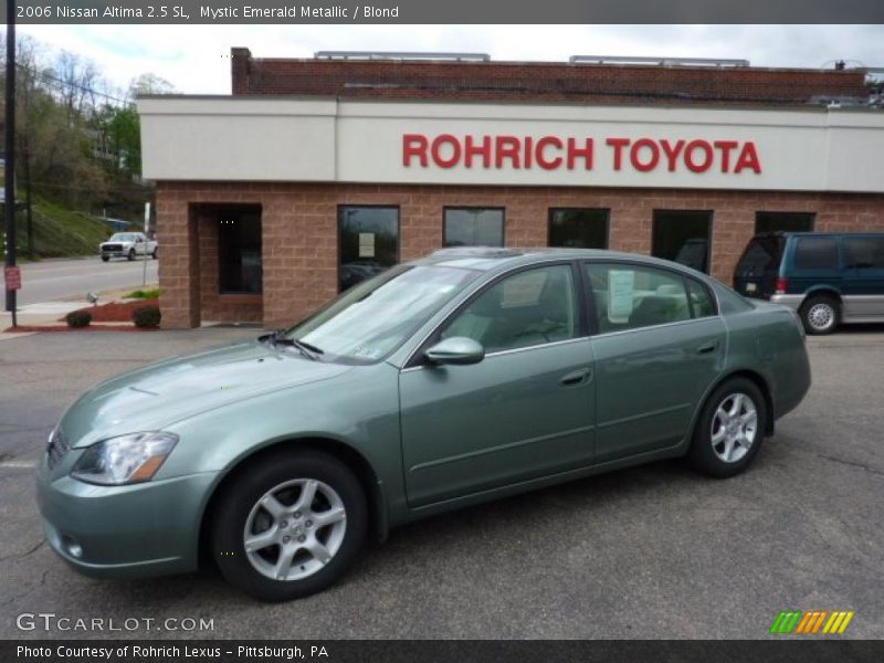 Mystic Emerald Metallic / Blond 2006 Nissan Altima 2.5 SL