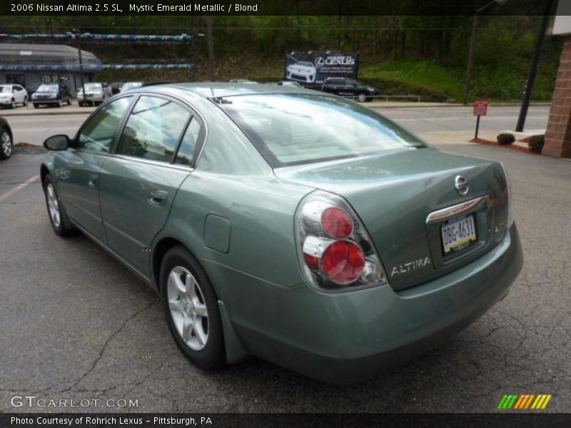 Mystic Emerald Metallic / Blond 2006 Nissan Altima 2.5 SL