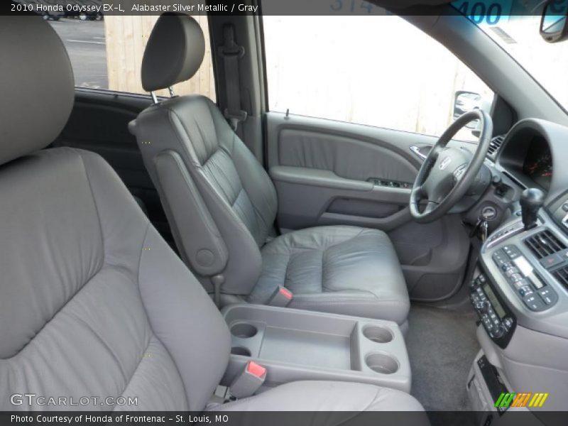 Alabaster Silver Metallic / Gray 2010 Honda Odyssey EX-L