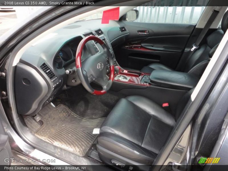 Smoky Granite Mica / Black 2008 Lexus GS 350 AWD