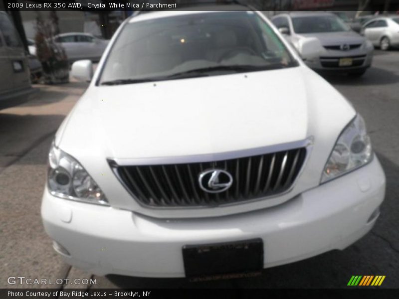 Crystal White Mica / Parchment 2009 Lexus RX 350 AWD