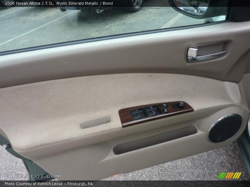 Mystic Emerald Metallic / Blond 2006 Nissan Altima 2.5 SL