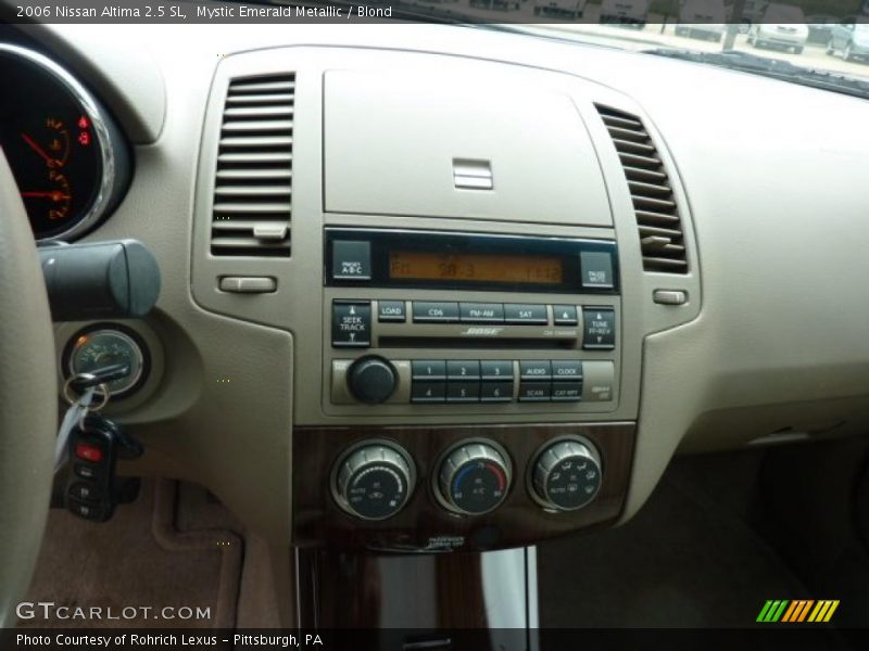 Mystic Emerald Metallic / Blond 2006 Nissan Altima 2.5 SL