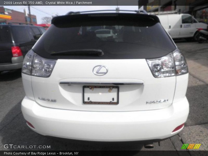 Crystal White Mica / Parchment 2009 Lexus RX 350 AWD