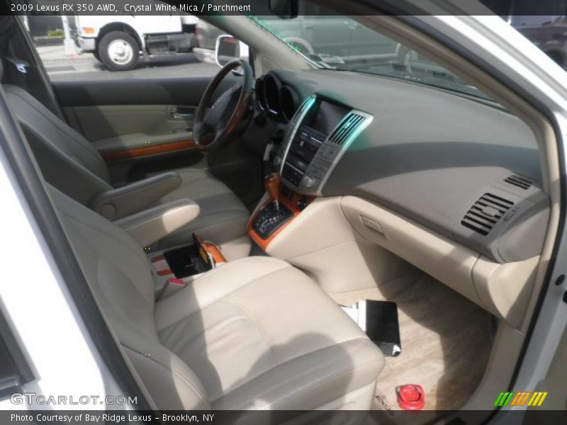 Crystal White Mica / Parchment 2009 Lexus RX 350 AWD