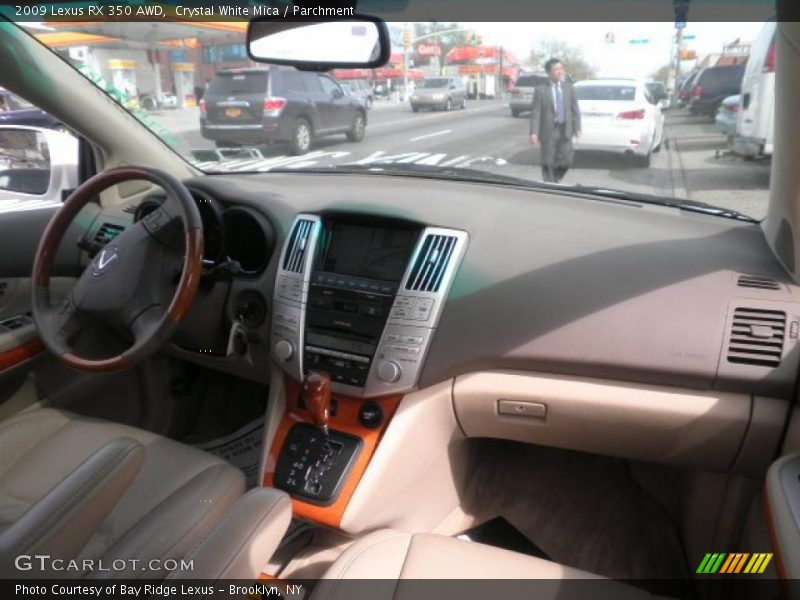 Crystal White Mica / Parchment 2009 Lexus RX 350 AWD