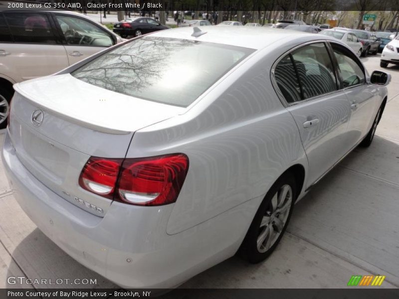 Glacier Frost White / Black 2008 Lexus GS 350 AWD
