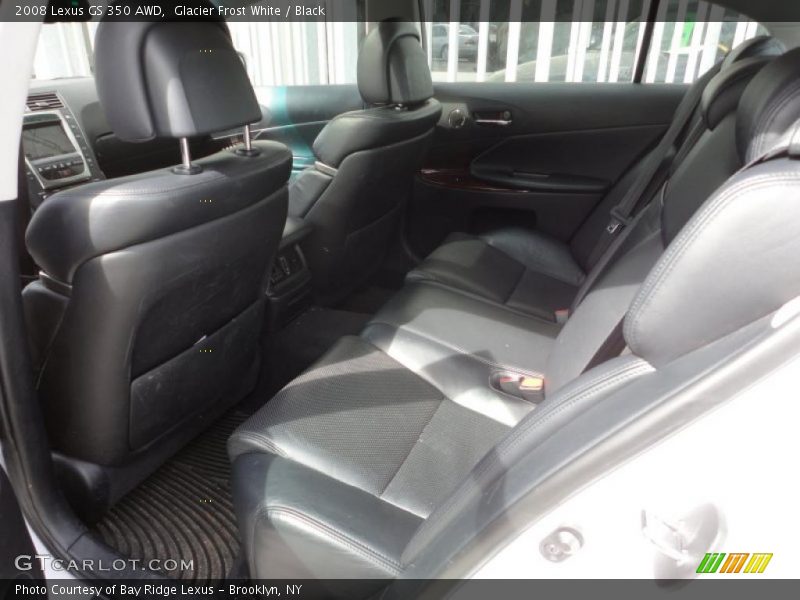 Glacier Frost White / Black 2008 Lexus GS 350 AWD