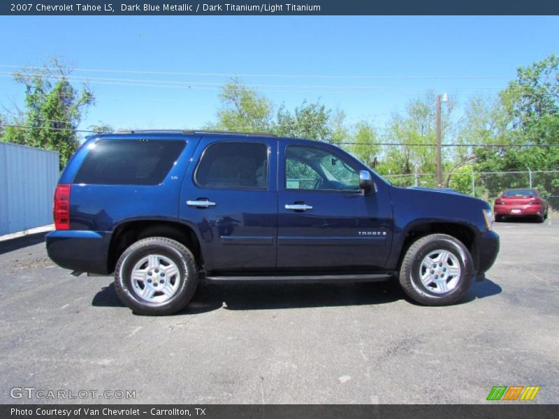 Dark Blue Metallic / Dark Titanium/Light Titanium 2007 Chevrolet Tahoe LS