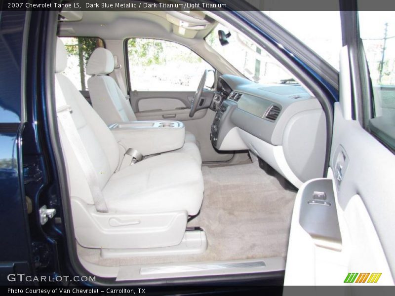 Dark Blue Metallic / Dark Titanium/Light Titanium 2007 Chevrolet Tahoe LS