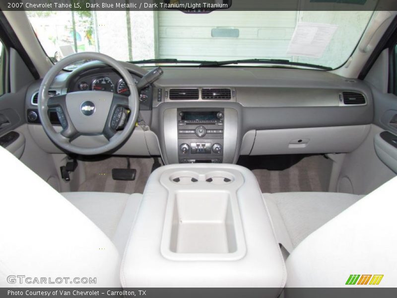 Dark Blue Metallic / Dark Titanium/Light Titanium 2007 Chevrolet Tahoe LS