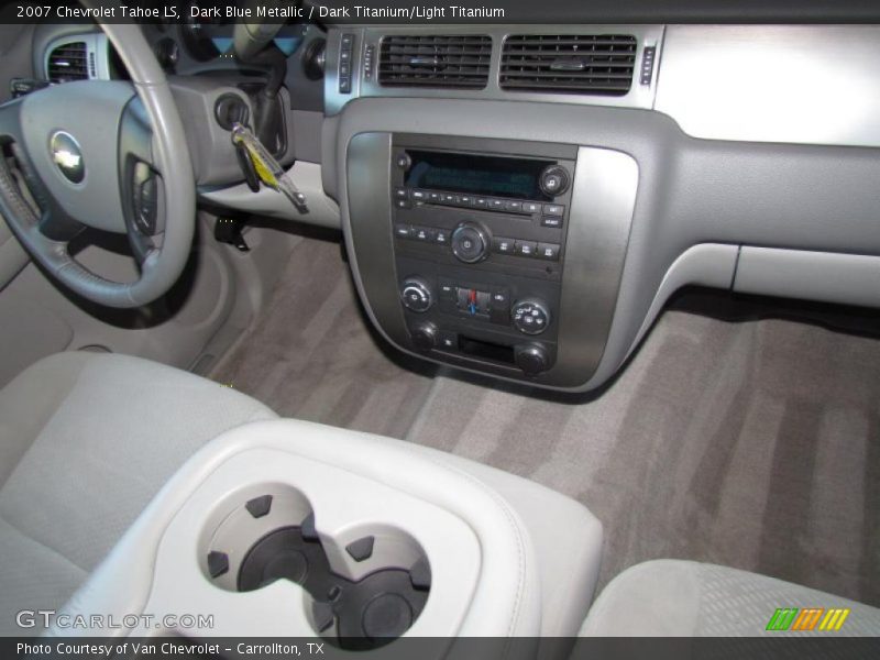 Dark Blue Metallic / Dark Titanium/Light Titanium 2007 Chevrolet Tahoe LS