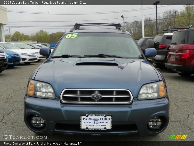 Regal Blue Pearl / Medium Gray 2005 Subaru Baja Turbo