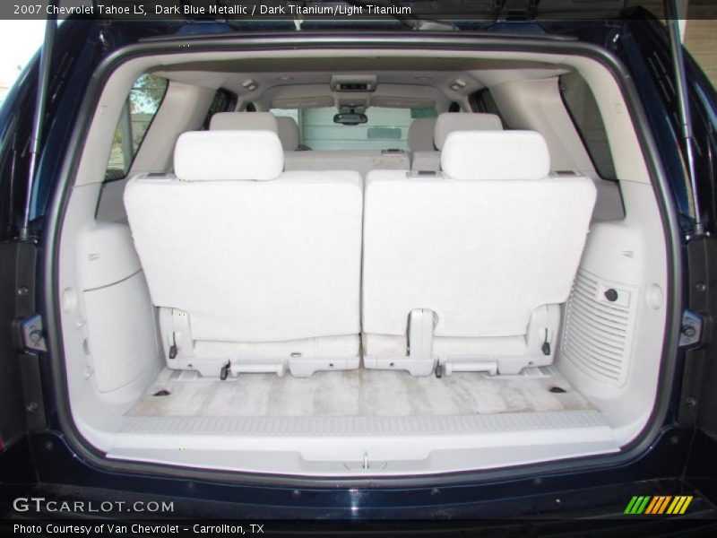 Dark Blue Metallic / Dark Titanium/Light Titanium 2007 Chevrolet Tahoe LS