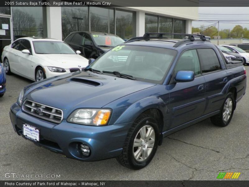 Regal Blue Pearl / Medium Gray 2005 Subaru Baja Turbo