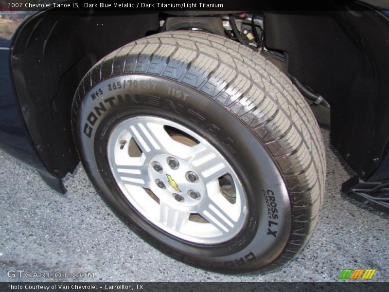 Dark Blue Metallic / Dark Titanium/Light Titanium 2007 Chevrolet Tahoe LS