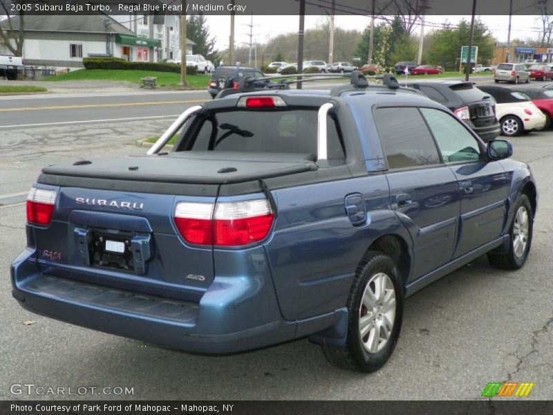 Regal Blue Pearl / Medium Gray 2005 Subaru Baja Turbo