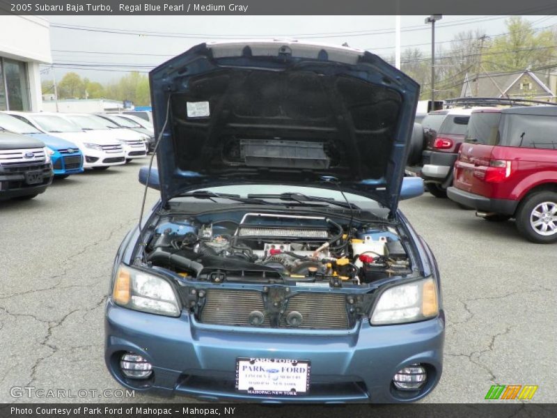 Regal Blue Pearl / Medium Gray 2005 Subaru Baja Turbo