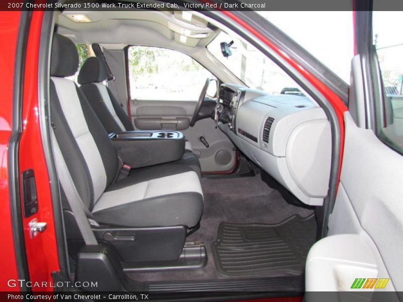 Victory Red / Dark Charcoal 2007 Chevrolet Silverado 1500 Work Truck Extended Cab