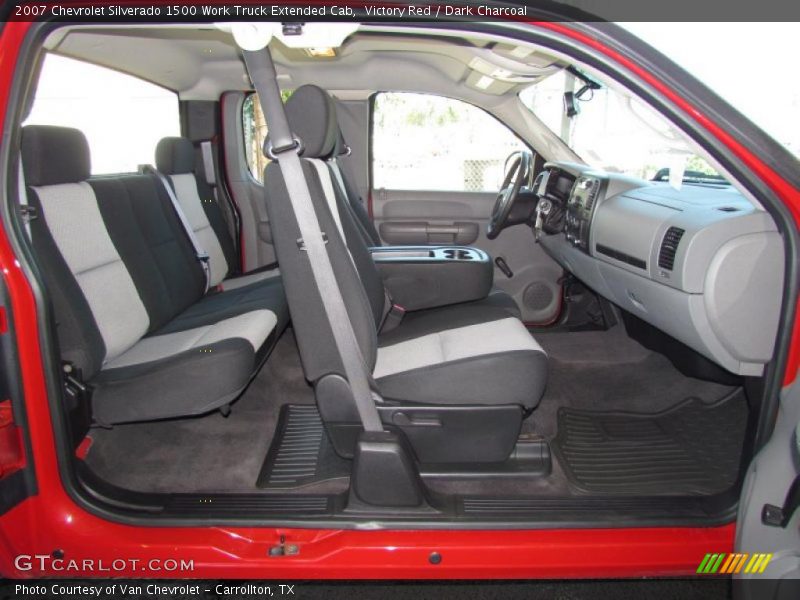 Victory Red / Dark Charcoal 2007 Chevrolet Silverado 1500 Work Truck Extended Cab