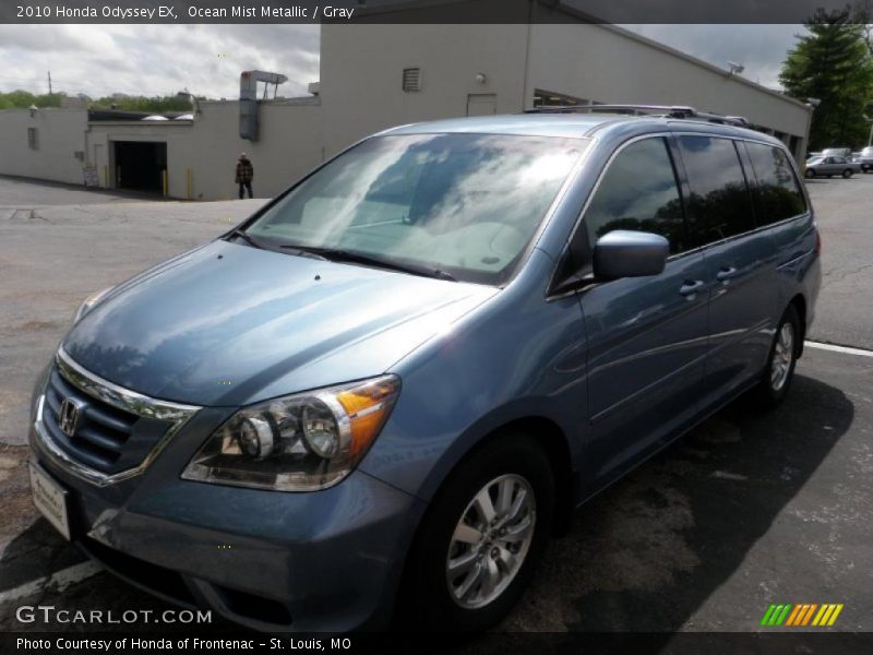Ocean Mist Metallic / Gray 2010 Honda Odyssey EX
