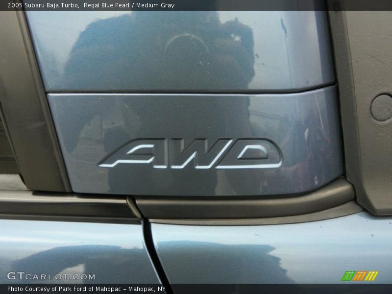 Regal Blue Pearl / Medium Gray 2005 Subaru Baja Turbo