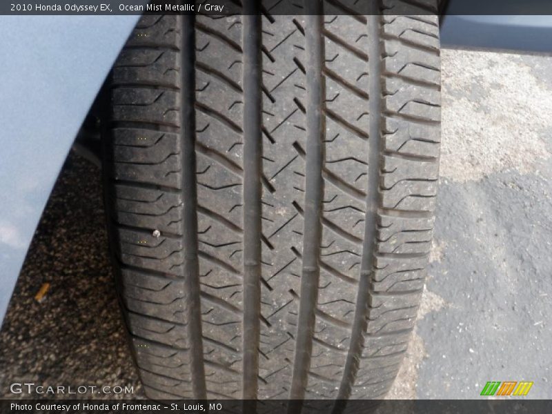 Ocean Mist Metallic / Gray 2010 Honda Odyssey EX