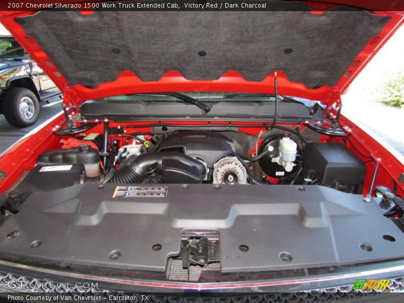 Victory Red / Dark Charcoal 2007 Chevrolet Silverado 1500 Work Truck Extended Cab