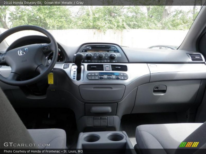 Ocean Mist Metallic / Gray 2010 Honda Odyssey EX