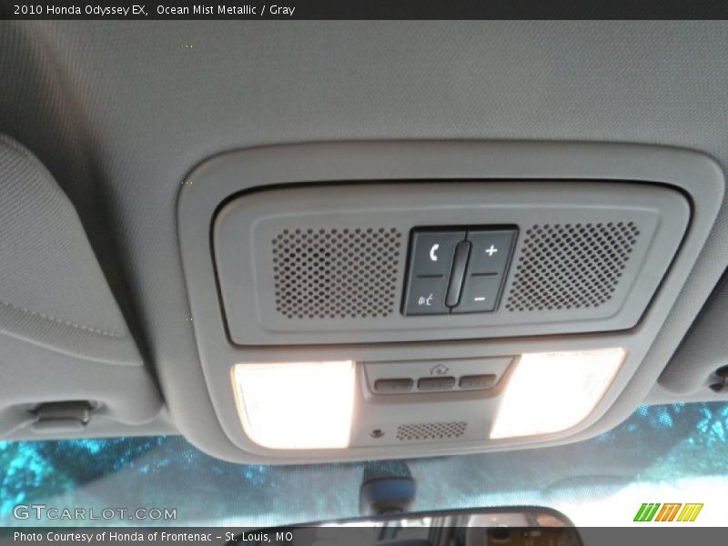 Ocean Mist Metallic / Gray 2010 Honda Odyssey EX