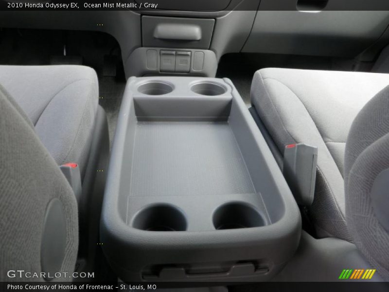 Ocean Mist Metallic / Gray 2010 Honda Odyssey EX