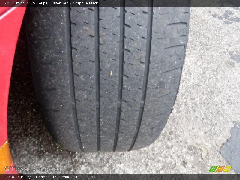 Laser Red / Graphite Black 2007 Infiniti G 35 Coupe