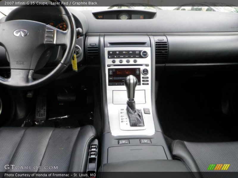 Laser Red / Graphite Black 2007 Infiniti G 35 Coupe