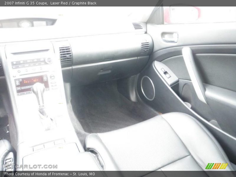 Laser Red / Graphite Black 2007 Infiniti G 35 Coupe