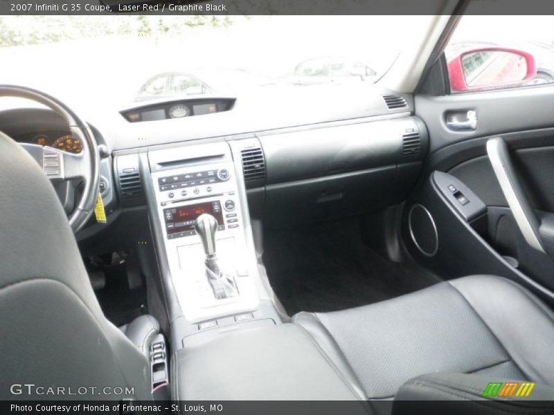 Laser Red / Graphite Black 2007 Infiniti G 35 Coupe