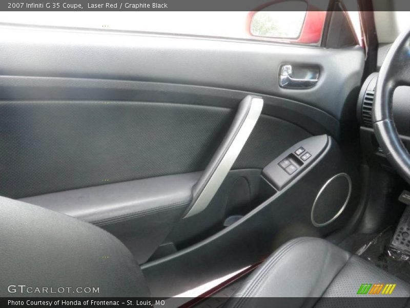 Laser Red / Graphite Black 2007 Infiniti G 35 Coupe