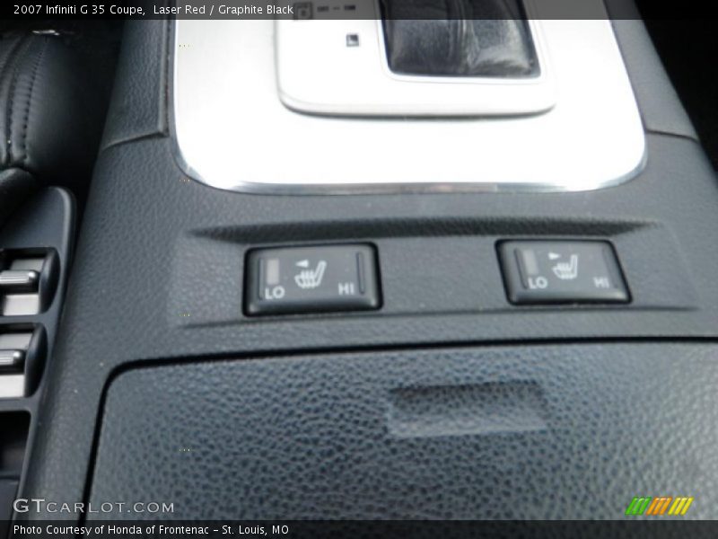 Laser Red / Graphite Black 2007 Infiniti G 35 Coupe
