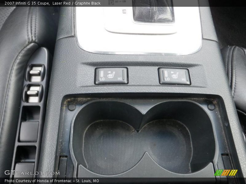 Laser Red / Graphite Black 2007 Infiniti G 35 Coupe