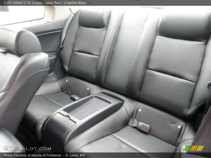 Laser Red / Graphite Black 2007 Infiniti G 35 Coupe