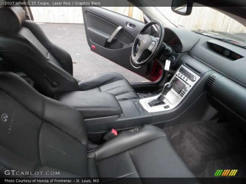 Laser Red / Graphite Black 2007 Infiniti G 35 Coupe