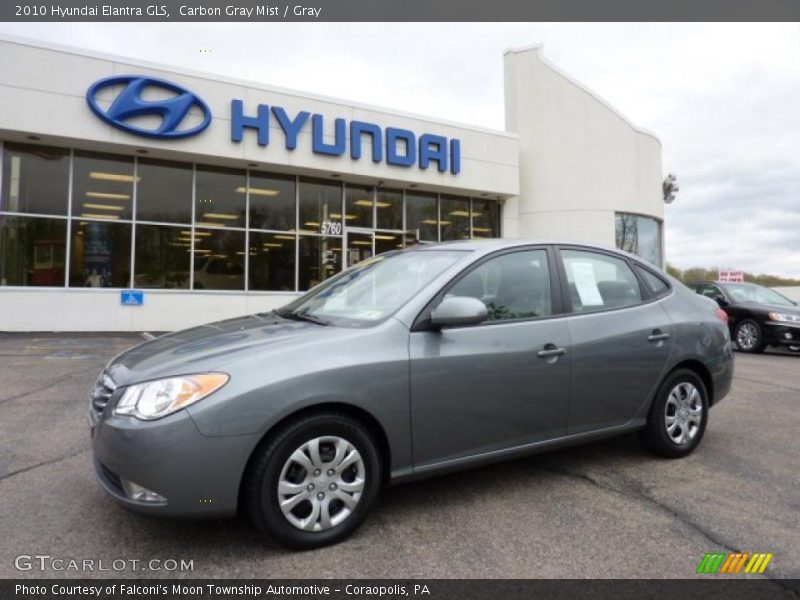Carbon Gray Mist / Gray 2010 Hyundai Elantra GLS