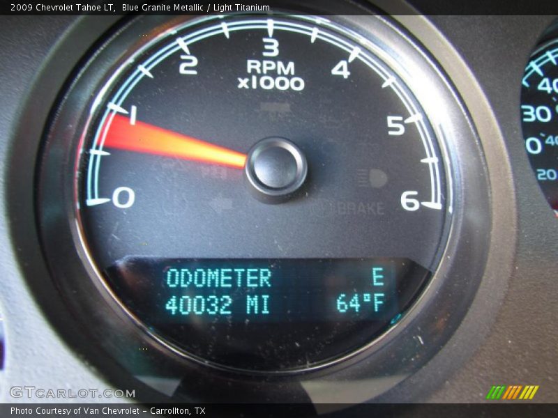 Blue Granite Metallic / Light Titanium 2009 Chevrolet Tahoe LT