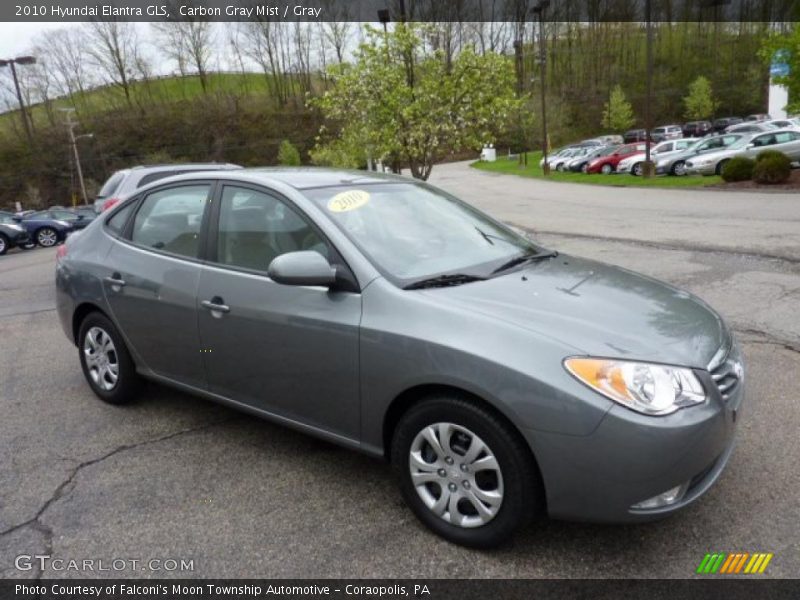 Carbon Gray Mist / Gray 2010 Hyundai Elantra GLS