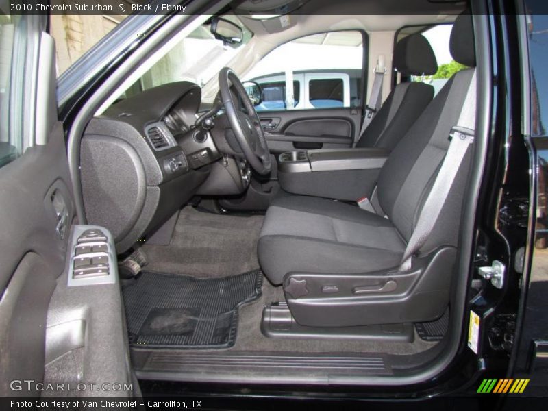  2010 Suburban LS Ebony Interior