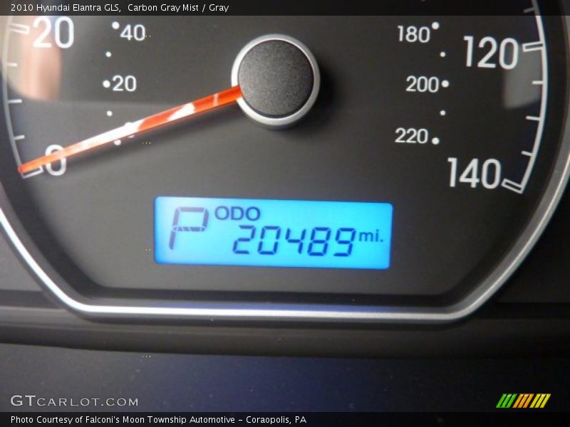 Carbon Gray Mist / Gray 2010 Hyundai Elantra GLS