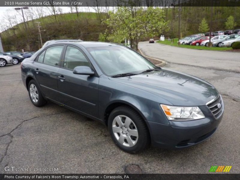 Slate Blue / Gray 2010 Hyundai Sonata GLS