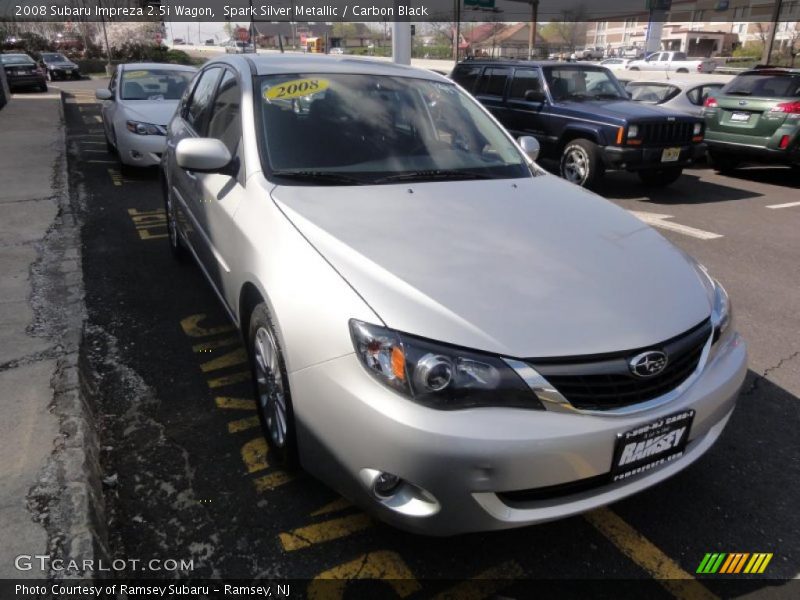 Spark Silver Metallic / Carbon Black 2008 Subaru Impreza 2.5i Wagon